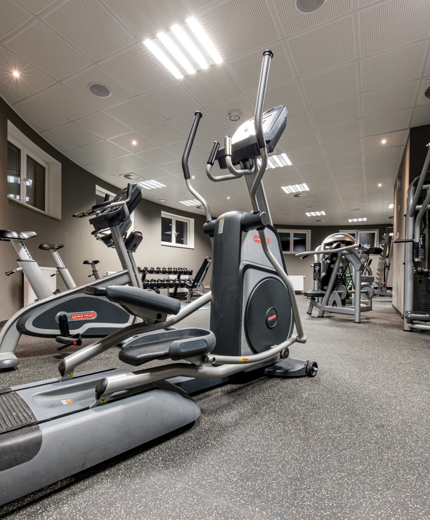 Fitness centrum s kardio stroji Star Trac — Apartmány Rezidence Moser